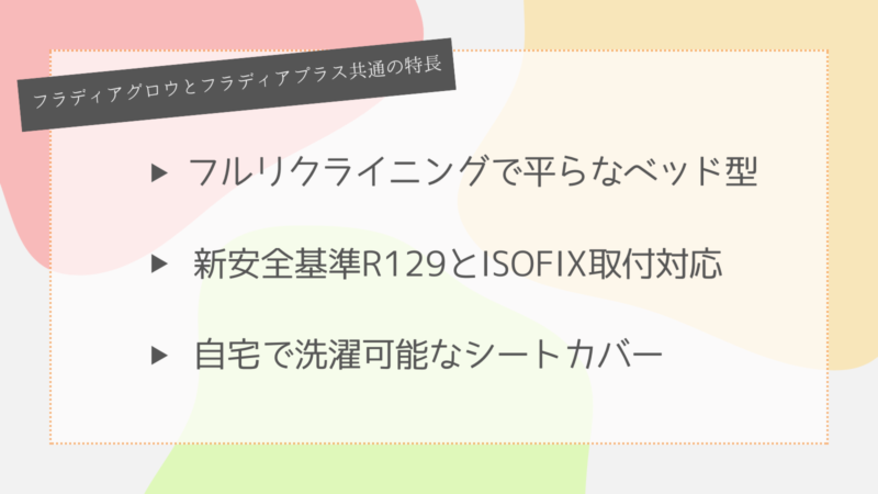 フラディアグロウとフラディアプラス共通の特長3選